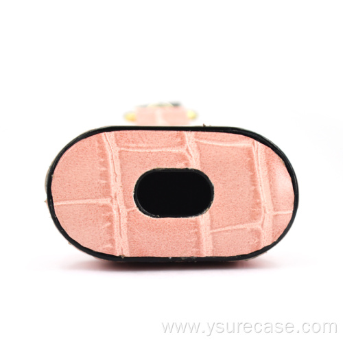 Wholesale Custom Logo Brand Leather Cover Earphone Protector